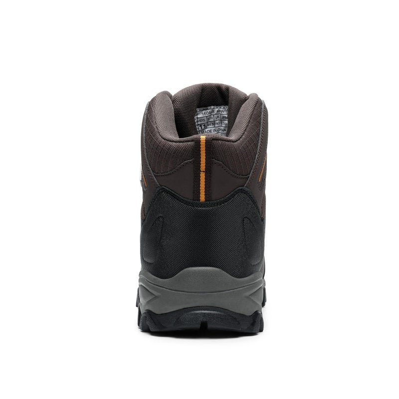 NORTIV 8 Men's Ankle High Waterproof Hiking Boots Outdoor Lightweight Shoes Trekking Trails Armadillo,Size 7,Brown/Black/Tan,160448_M - Image 5